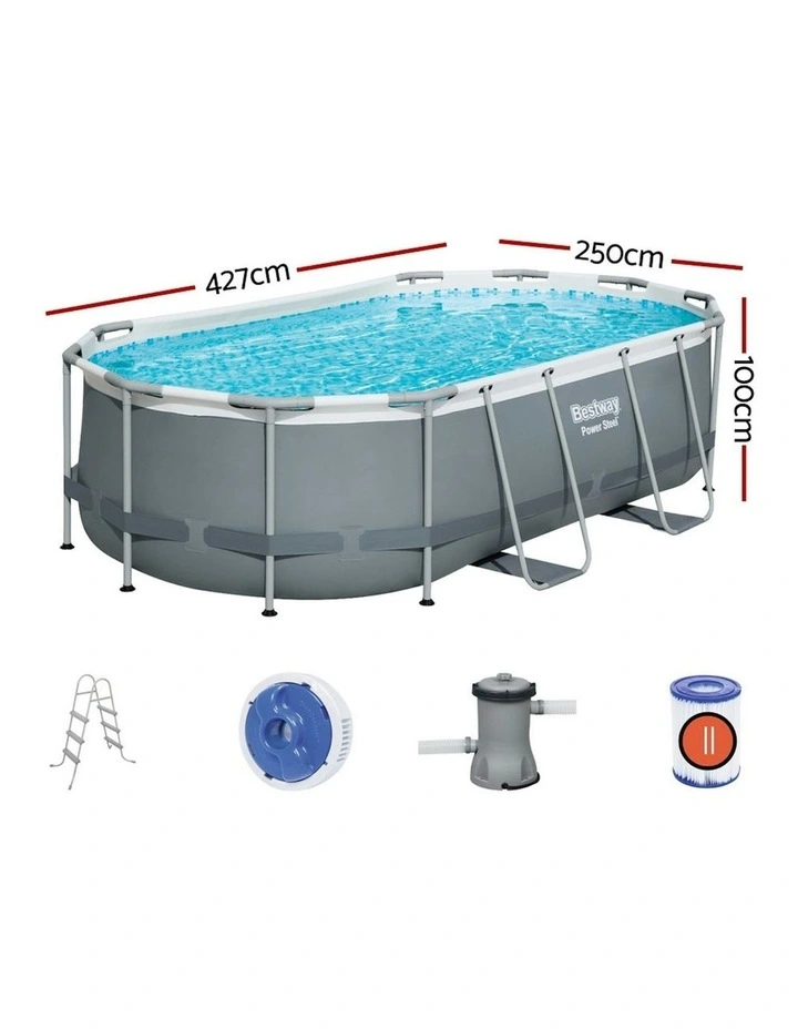 Swimming Pool 427x250x100cm in Multi image 3