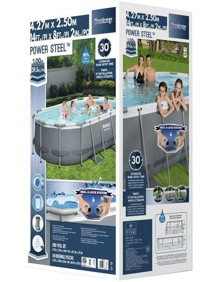 Swimming Pool 427x250x100cm in Multi image 4