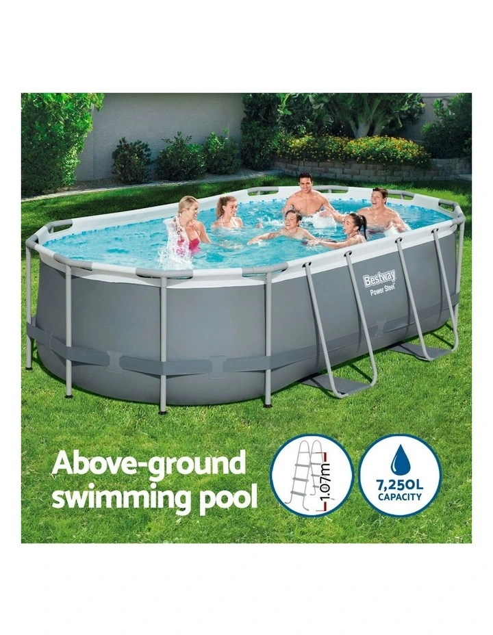 Swimming Pool 427x250x100cm in Multi image 5