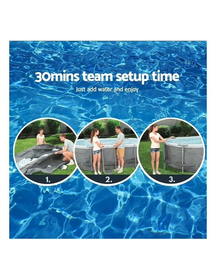 Swimming Pool 427x250x100cm in Multi image 7
