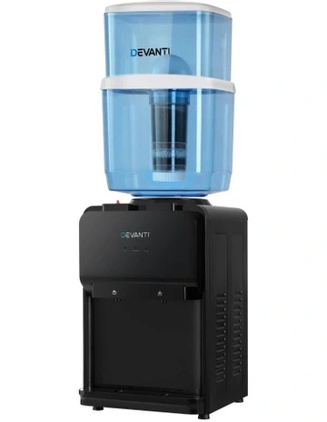 Water Cooler Dispenser Bench Top 22L in Black