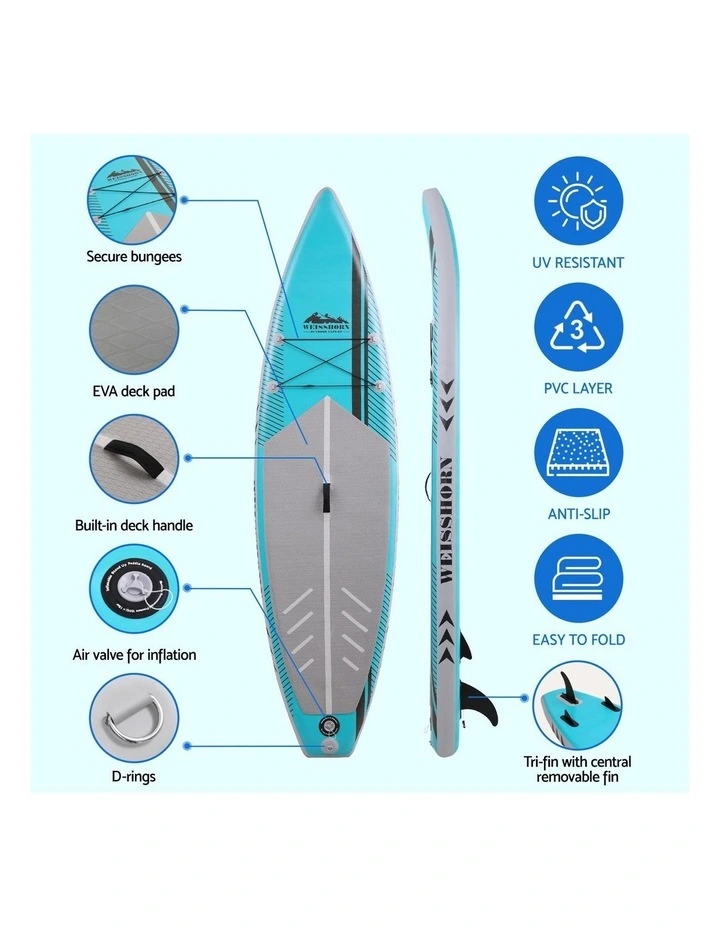 Paddle Board Inflatable 10.5ft in Green image 5