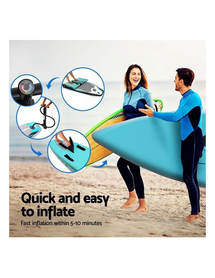 Paddle Board Inflatable 10.5ft in Green image 6