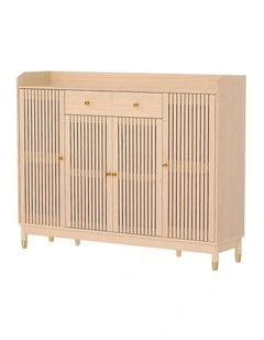 Cabinet with Shelves 26 Pairs in Brown