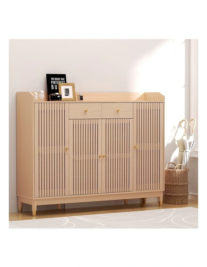 Cabinet with Shelves 26 Pairs in Brown image 3
