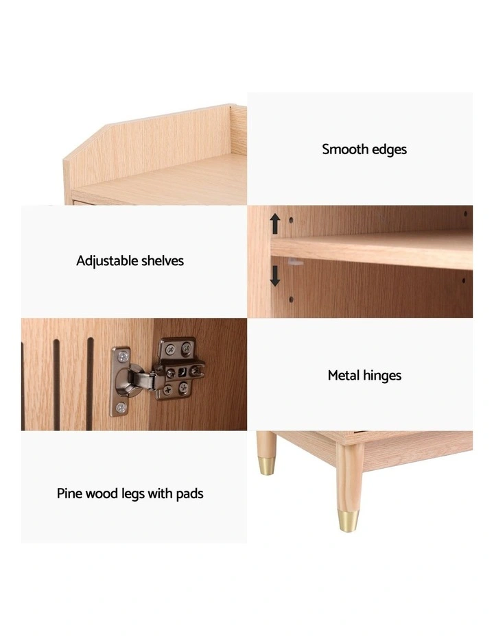Cabinet with Shelves 26 Pairs in Brown image 6