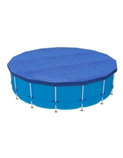 Aquabuddy Pool Cover Fit 3.66m Round Above-ground Blanket in Blue