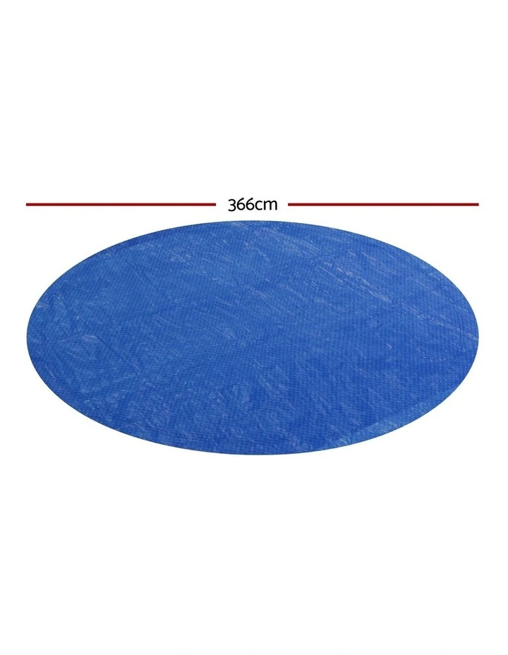 Aquabuddy Pool Cover Fit 3.66m Round Above-ground Blanket in Blue image 4