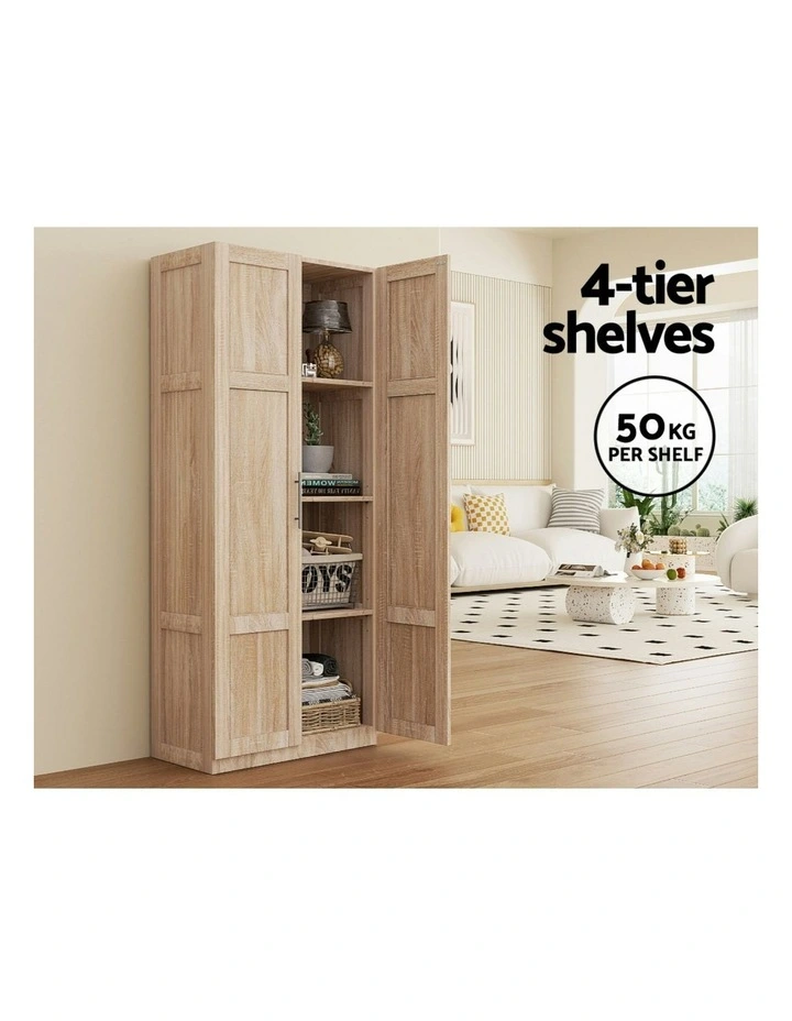 Buffet Sideboard Cupboard Cabinet Pantry Organiser Adjustable Shelves image 6