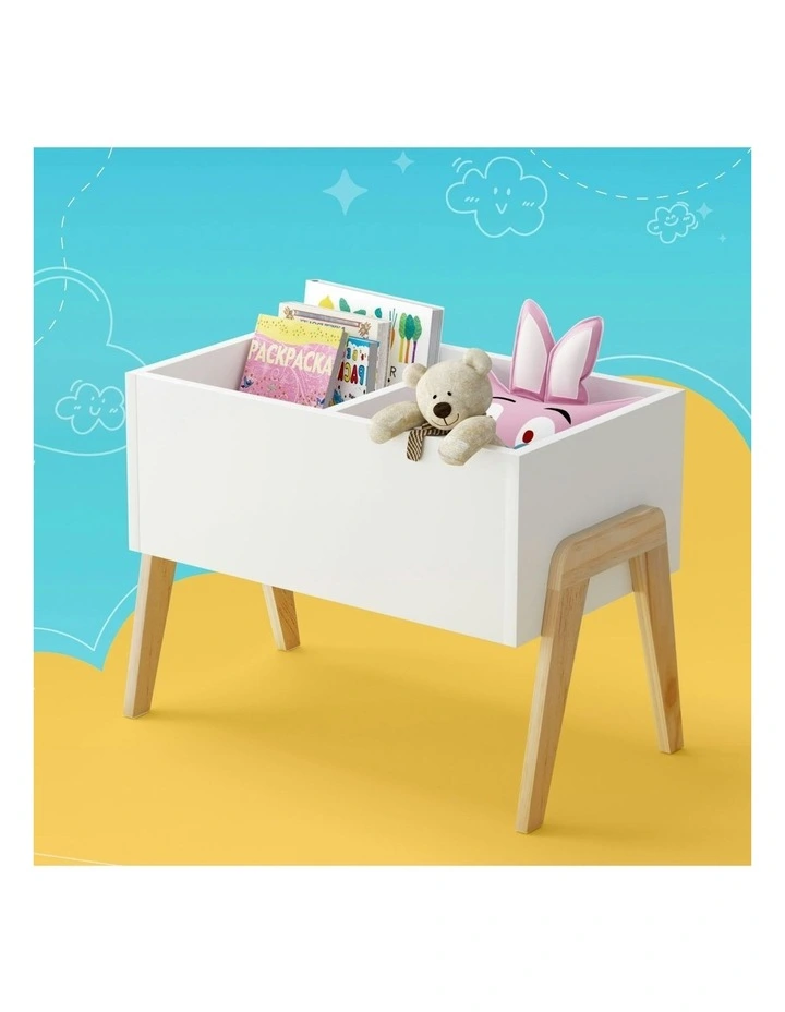 Kids Toy Box Chest Storage Bin Container Wooden Cabinet Clothes Book Organiser Bedroom image 3