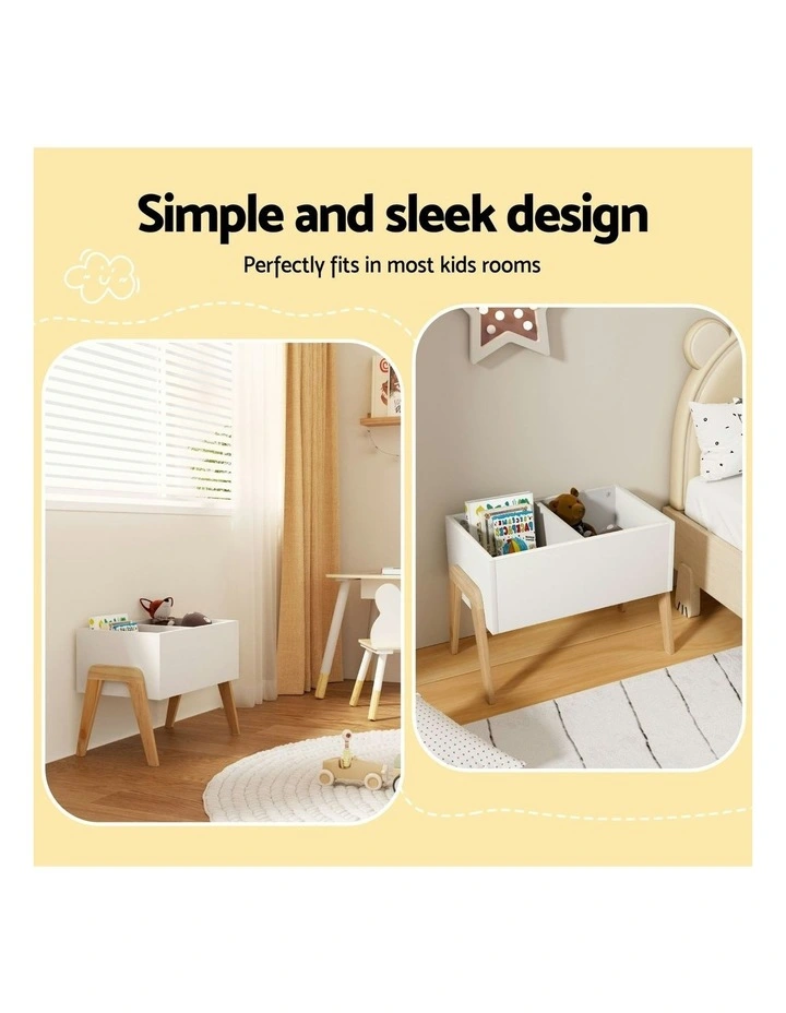 Kids Toy Box Chest Storage Bin Container Wooden Cabinet Clothes Book Organiser Bedroom image 7