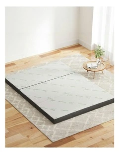Foam Double Bamboo Foldable Mattress in Grey