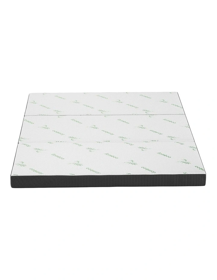 Foam Double Bamboo Foldable Mattress in Grey image 6