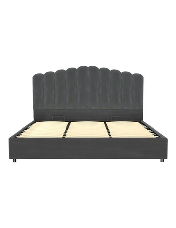 Fion King Size Bed Frame in Grey