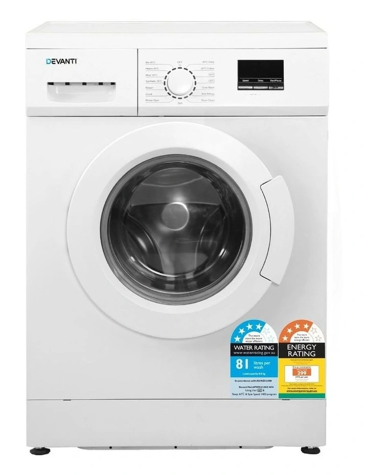 Front Load Washing Machine 8kg in White image 1