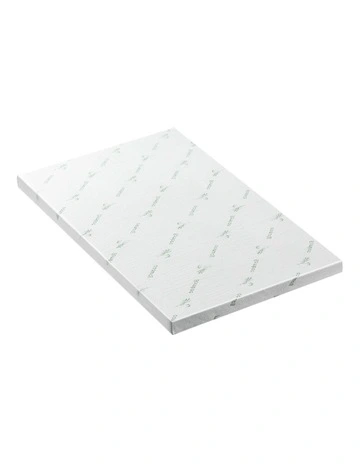 Topper Ventilated Cool Gel Single Memory Foam Mattress 8cm in White