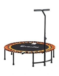 Foldable Trampoline Jumping Rebounder Handrail 48inch in Multi