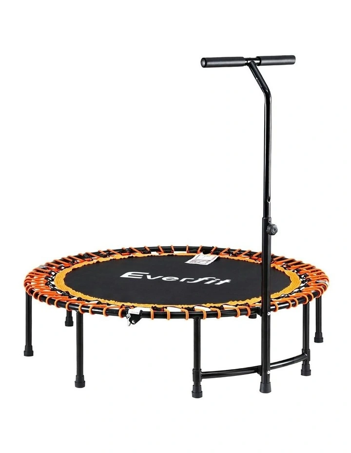 Foldable Trampoline Jumping Rebounder Handrail 48inch in Multi image 1