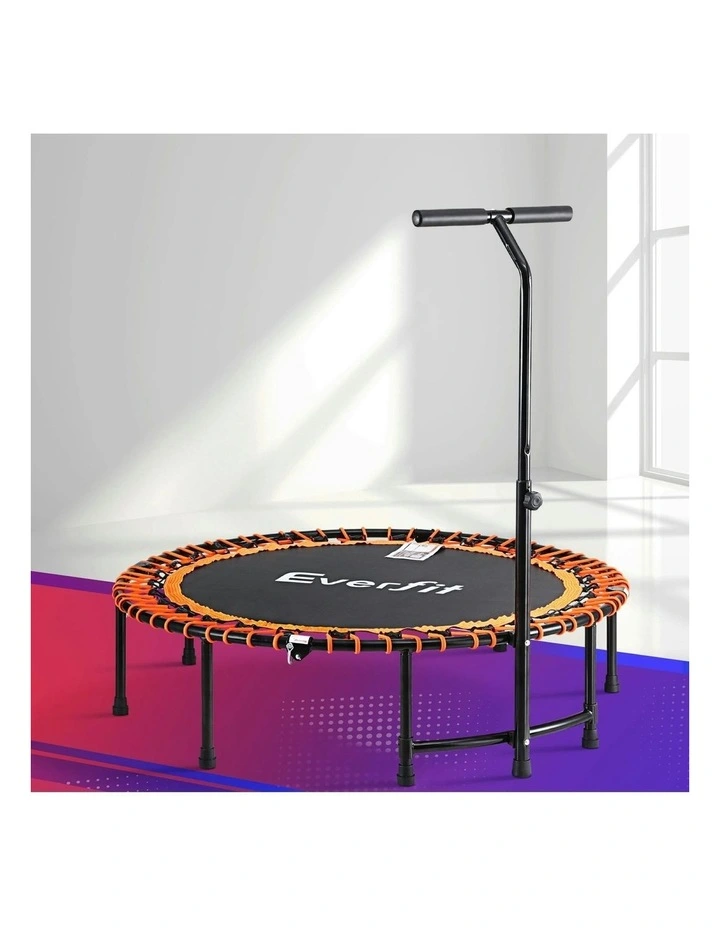 Foldable Trampoline Jumping Rebounder Handrail 48inch in Multi image 3