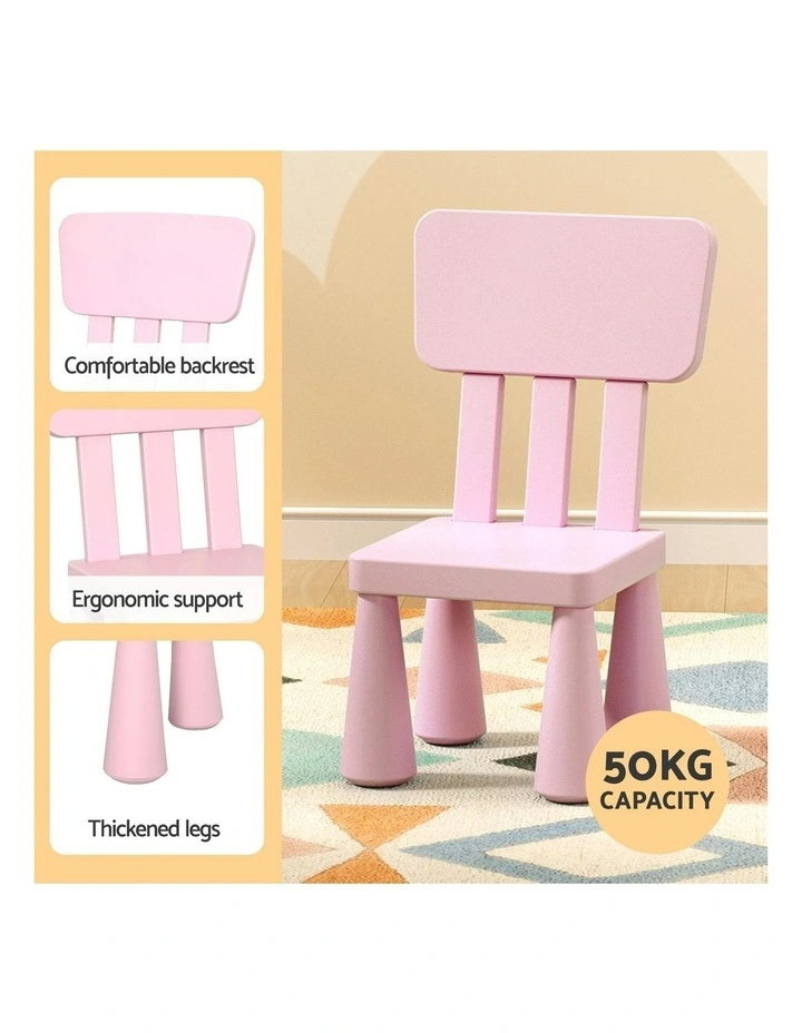 Table And Chairs Set 2 in Pink image 7