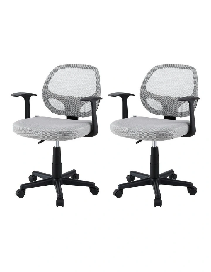 Mesh Office Chair Computer Chairs in Grey image 1