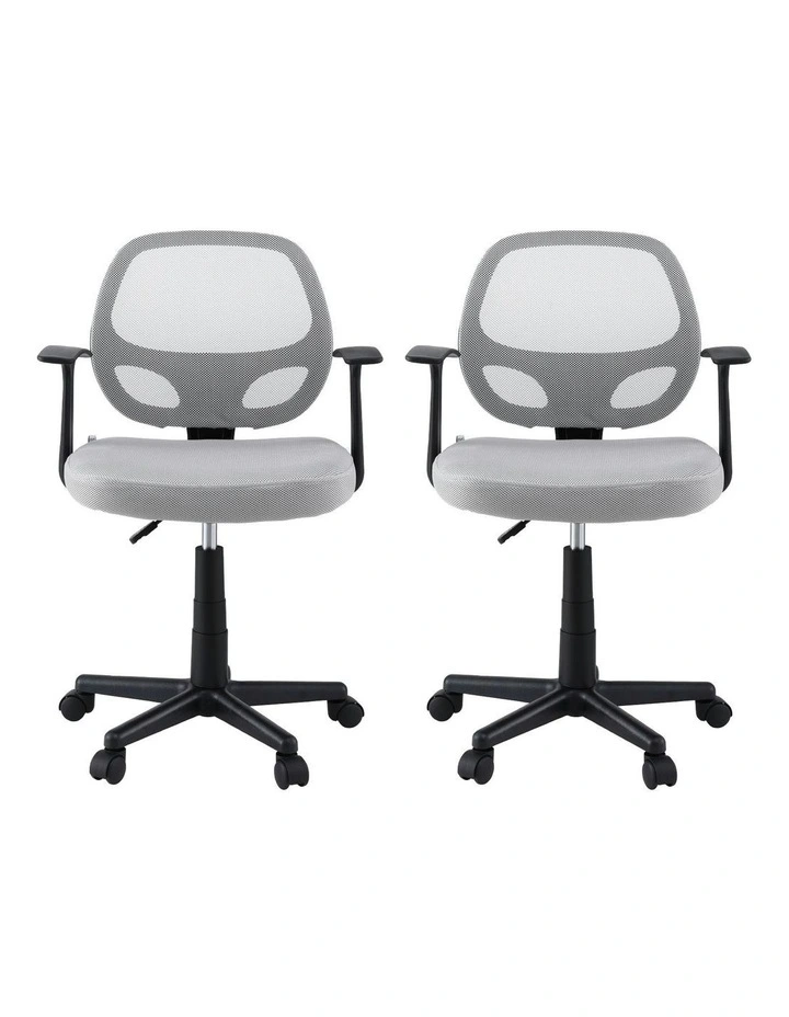 Mesh Office Chair Computer Chairs in Grey image 2