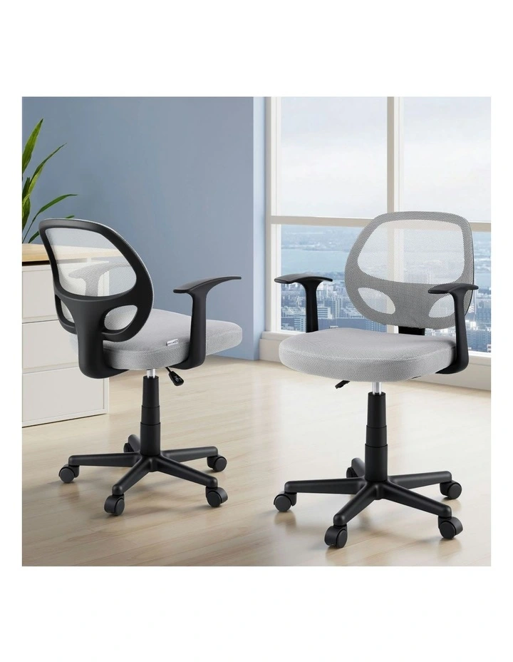 Mesh Office Chair Computer Chairs in Grey image 3