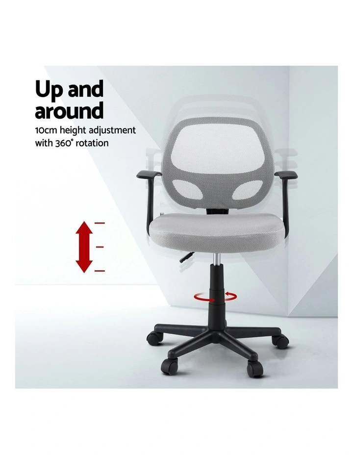 Mesh Office Chair Computer Chairs in Grey image 5