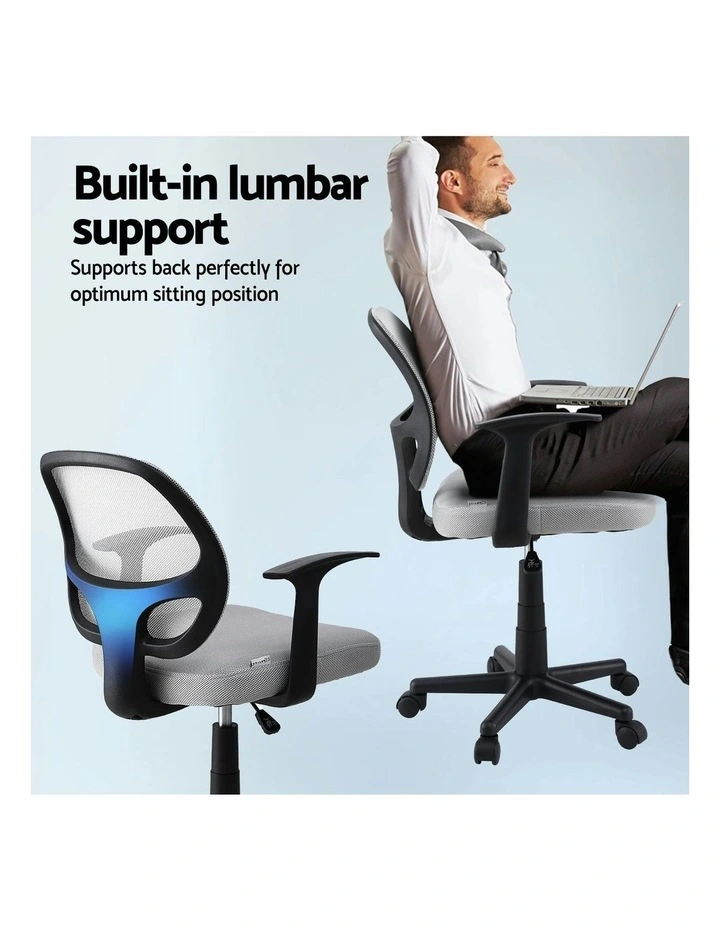 Mesh Office Chair Computer Chairs in Grey image 6