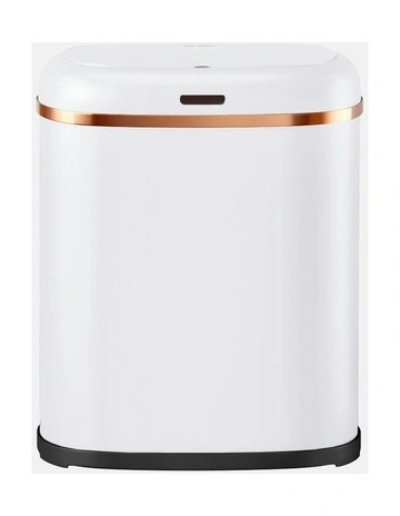 Rubbish Automatic Motion Sensor Bin 38L in White