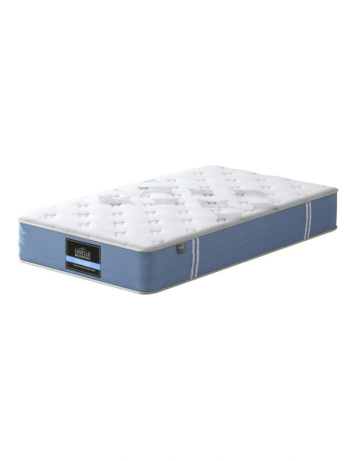 Mattress Single Bed Pocket Spring Mattresses 25cm in White image 1