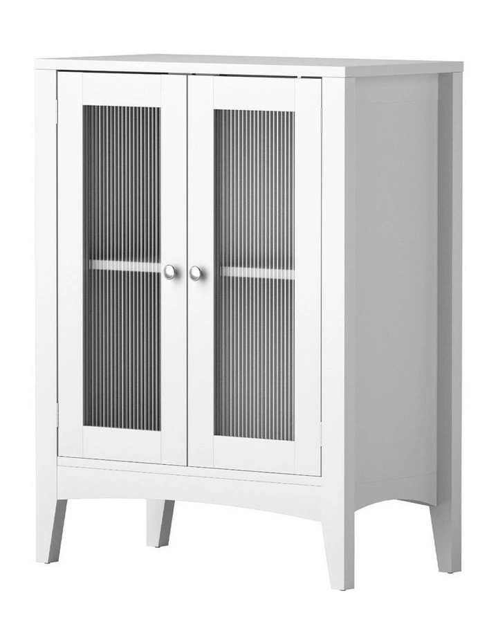 Bathroom Buffet Sideboard 80cm in White image 2