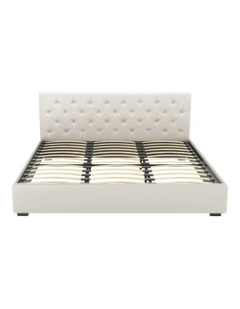 King Size Bed Frame in Beige