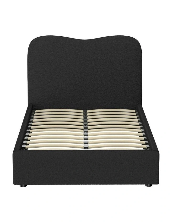 King Single Size Bed Frame in Black image 2