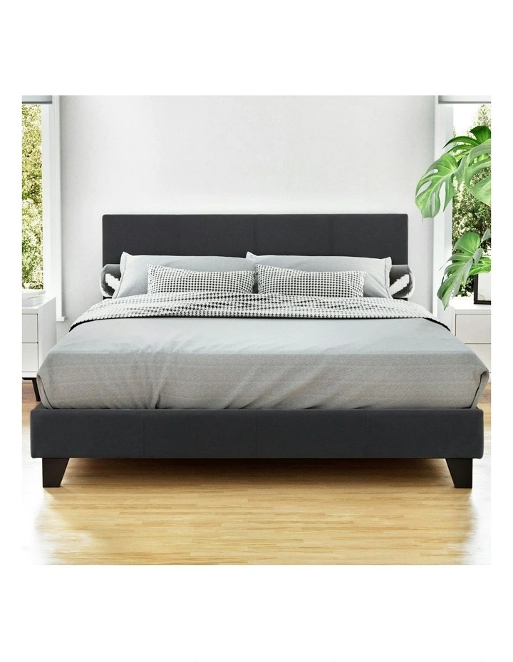 Artiss Bed Frame Double Size Charcoal NEO image 3