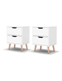 Bedside Table in White