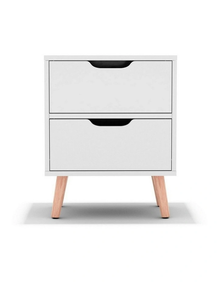 Bedside Table in White image 4