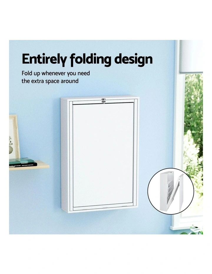 Computer Desk Office Chair Set in White image 6