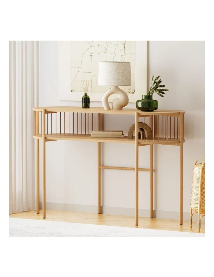 Console Table 124cm in Pine image 3