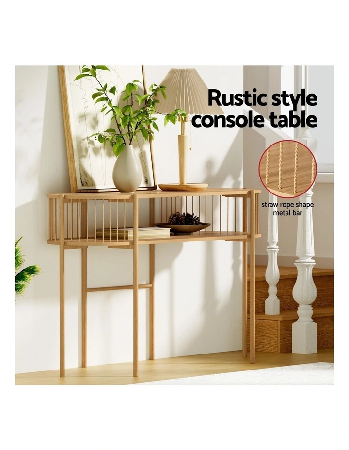 Console Table 124cm in Pine image 5