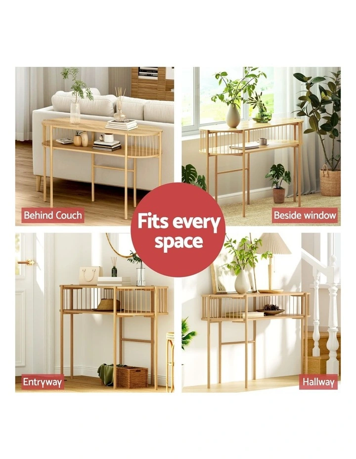 Console Table 124cm in Pine image 6