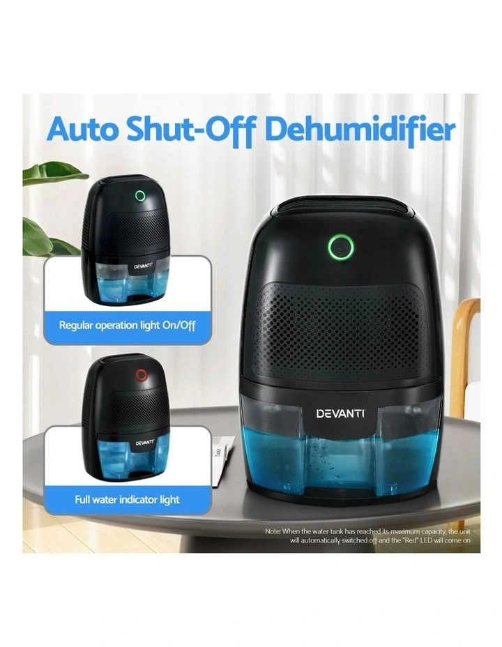 Dehumidifier Air Purifier 600ml in Black image 5