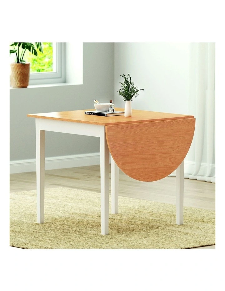 Dining Table Extendable 1.1M in Beige image 3