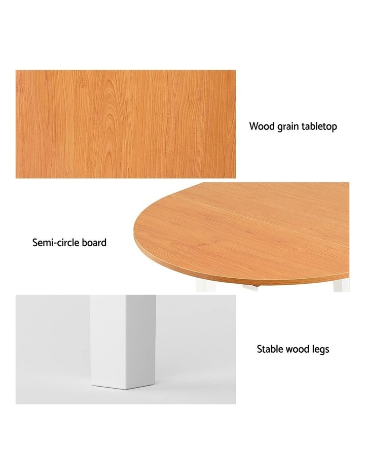 Dining Table Extendable 1.1M in Beige image 7