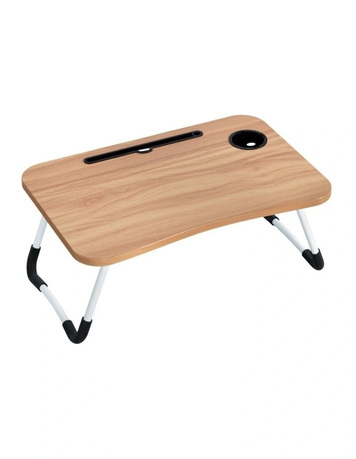 Foldable Laptop Desk in Oak image 1