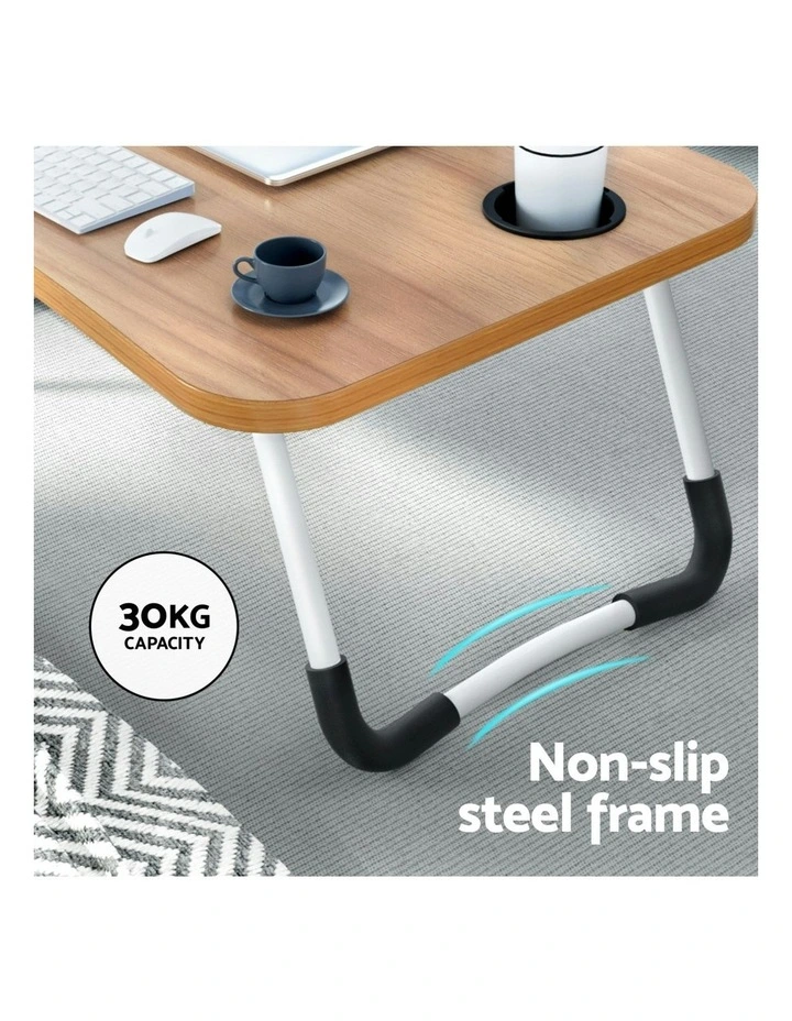 Foldable Laptop Desk in Oak image 6