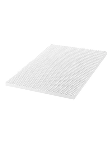 Topper King Single Memory Foam Mattress in White