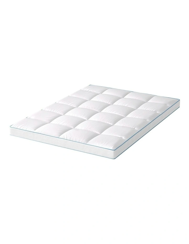 Pillowtop Mattress Topper 10cm in White image 5