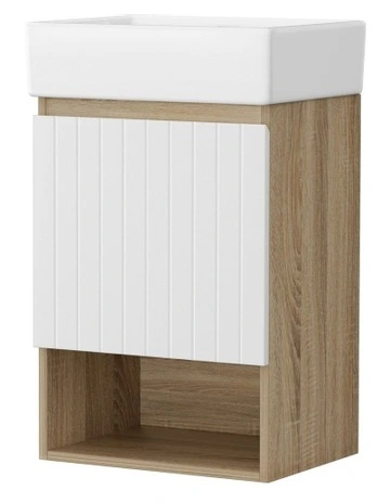 Bathroom Cabinet Vanity Unit 445mm in White
