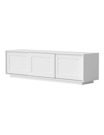TV Unit Entertainment Unit Storage Cabinet 160cm in White